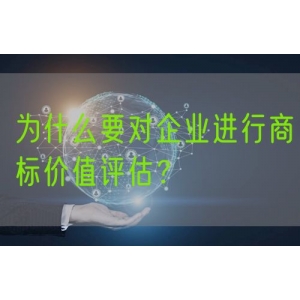 为什么要对企业进行商标价值评估？